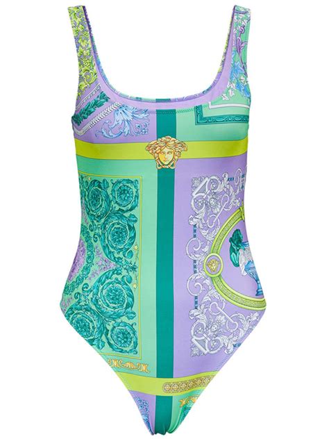 versace purple bathing suit|Versace bathing suit one piece.